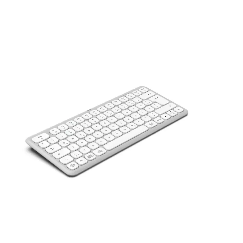 Hama WK-500 belaidė klaviatūra Home/Office RF Wireless + Bluetooth QWERTZ vokiška pilka, balta