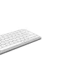 Hama WK-500 belaidė klaviatūra Home/Office RF Wireless + Bluetooth QWERTZ vokiška pilka, balta