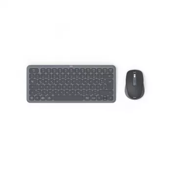 Hama WKM-500 belaidis klaviatūros ir pelės rinkinys, RF + Bluetooth, QWERTZ, juoda