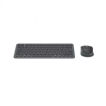 Hama WKM-500 belaidis klaviatūros ir pelės rinkinys, RF + Bluetooth, QWERTZ, juoda