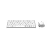 Hama WKM-500 belaidė ir laidinė klaviatūra su pele, QWERTZ, pilka/balta