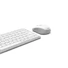 Hama WKM-500 belaidė ir laidinė klaviatūra su pele, QWERTZ, pilka/balta