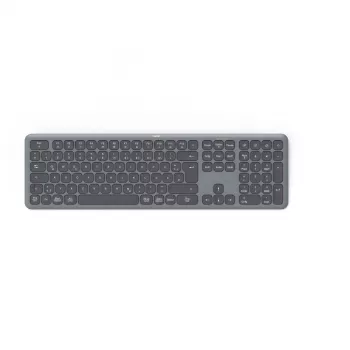 Hama WK-550 klaviatūra Namai/Biuras RF belaidė + Bluetooth QWERTZ vokiška Juoda, Tamsiai pilka