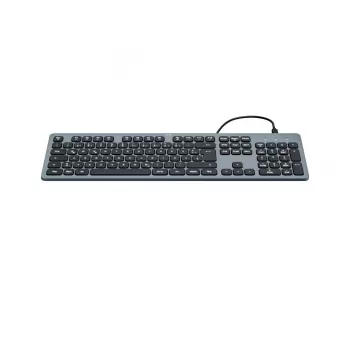 Hama CK-400 klaviatūra biurui USB QWERTZ vokiška juoda, tamsiai pilka