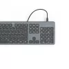 Hama CK-400 klaviatūra biurui USB QWERTZ vokiška juoda, tamsiai pilka