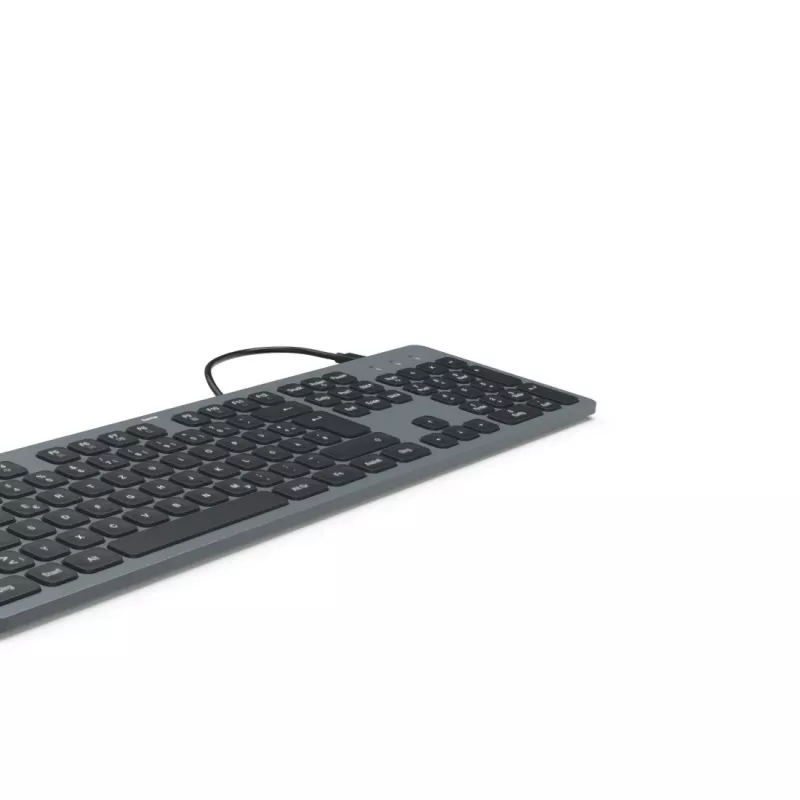 Hama CK-400 klaviatūra biurui USB QWERTZ vokiška juoda, tamsiai pilka
