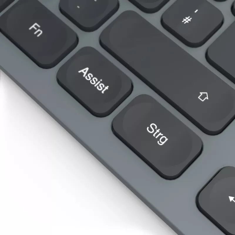 Hama CK-400 klaviatūra biurui USB QWERTZ vokiška juoda, tamsiai pilka