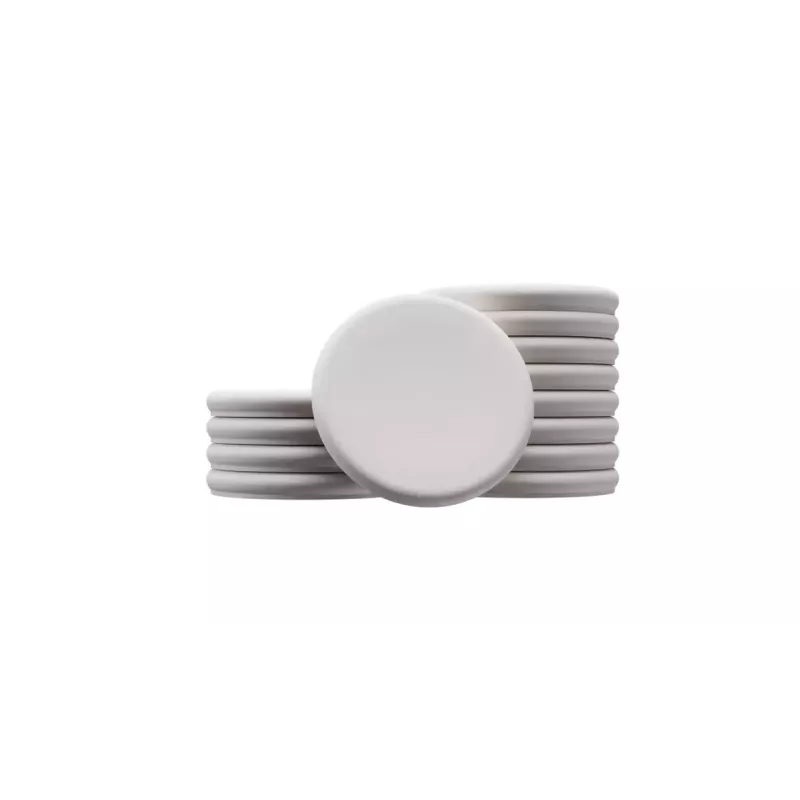 Magnetai stiklinei lentai Legamaster šiltai pilki, metaliniai, 30×7 mm, pakuotė po 5 vnt.