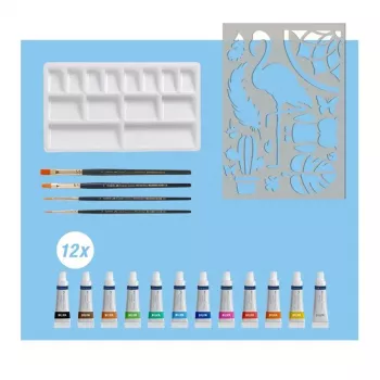 Akvarelinių dažų rinkinys Faber-Castell Creative Studio 18 vnt. Multi