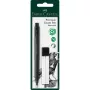 Trintuko rašiklis Faber-Castell Precision Pen trintukas plastikinis juodas, 1 vnt.