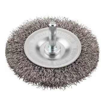 Šepečio ratas vielinis KWB 607330 7,5 cm Kotelio skersmuo 6 mm