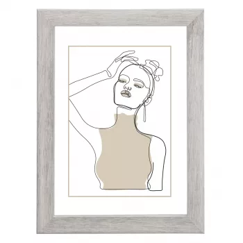 Hama Copenhagen Single Picture Frame Taupe nuotraukų rėmelis