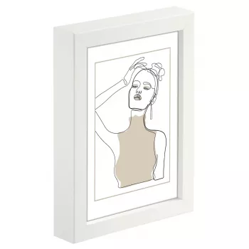 Hama Copenhagen Single Picture Frame White – Baltas nuotraukų rėmelis vienai nuotraukai