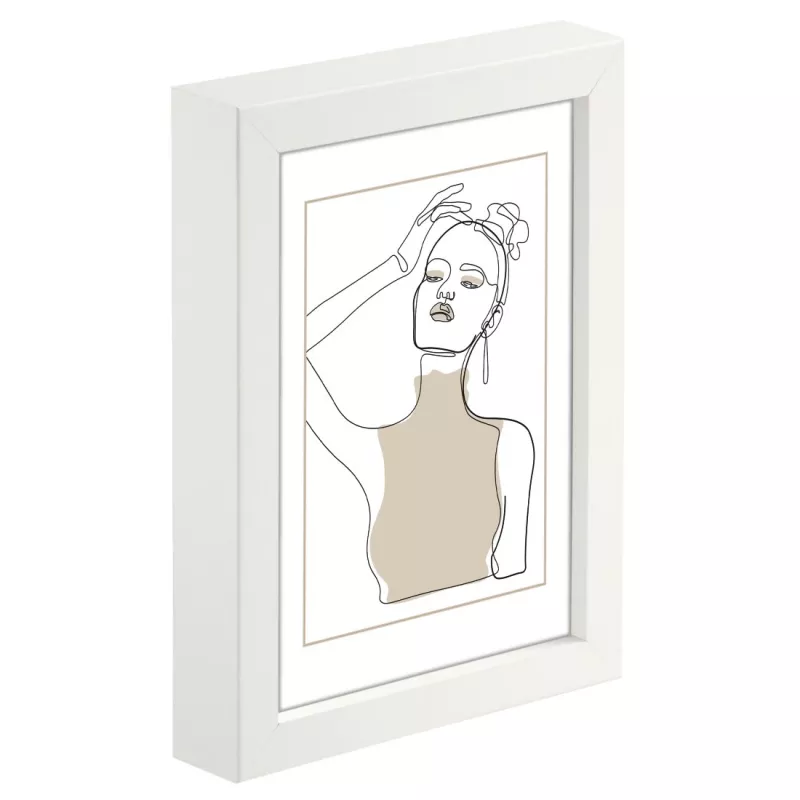 Hama Copenhagen Single Picture Frame White – Baltas nuotraukų rėmelis vienai nuotraukai