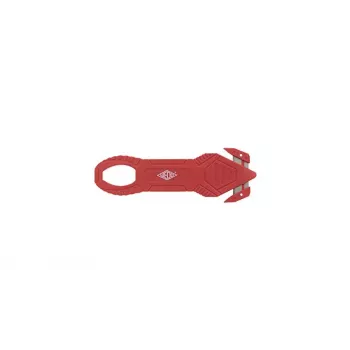 Wedo folijos pjaustytuvas Red Wedo 44 mm plotis 132 mm ilgis 4 mm storis