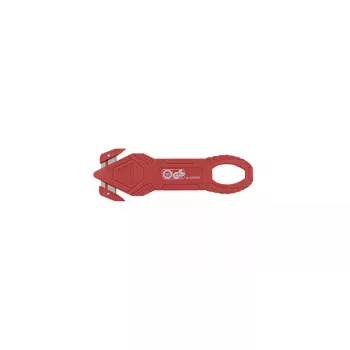 Wedo folijos pjaustytuvas Red Wedo 44 mm plotis 132 mm ilgis 4 mm storis