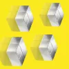 Neodimio magnetas Craft Magnet Square Sigel BA705 sidabrinis 20x20x10mm (4 vnt.)