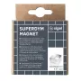 Neodimio magnetas Craft Magnet Square Sigel BA705 sidabrinis 20x20x10mm (4 vnt.)
