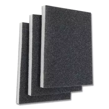 Šlifavimo kempinė KWB 089030 stambiagrūdė 3 vnt 125mm x 100mm x 1cm