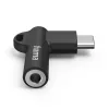 Hama 00201701 lizdų keitiklis USB-C į 3,5 mm, juodas