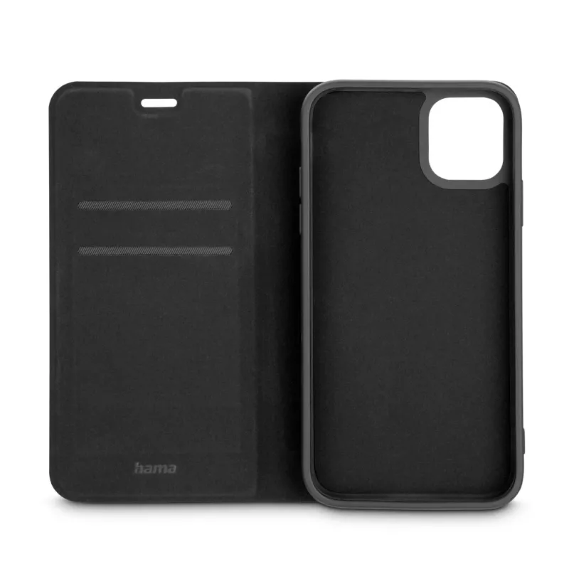 Hama 00138185 dėklas iPhone 11 (6,1 inch) užverčiamas juodas