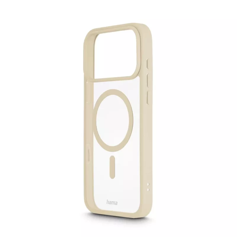 Dėklas Hama Frame Protect iPhone 17 Pro Max 17,5 cm (6,9 inch) smėlio, permatomas