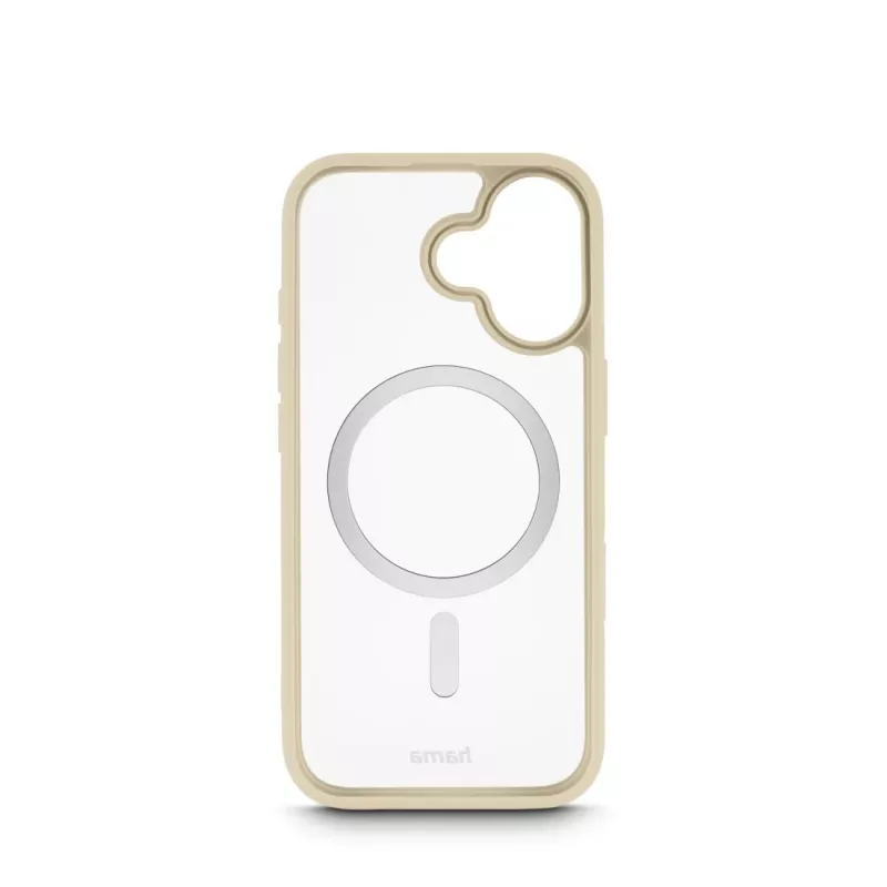 Hama Frame Protect dėklas mobiliesiems telefonams 16 cm (6.3 colio) dangtelis Smėlio, Peršviečiamas