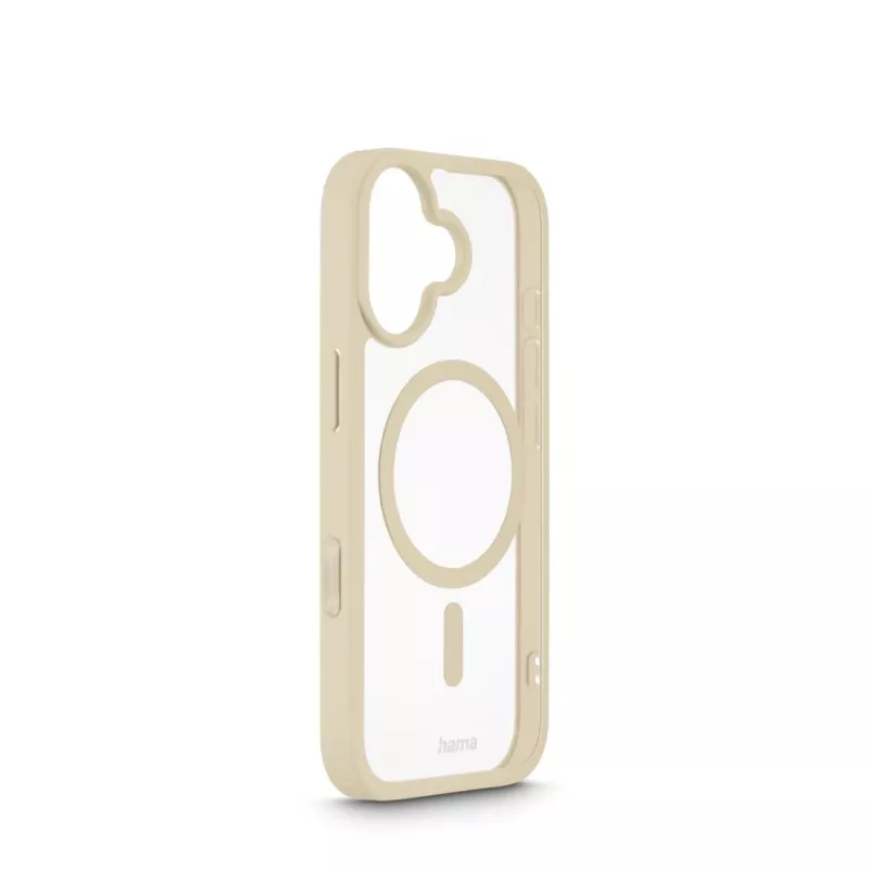 Hama Frame Protect dėklas mobiliesiems telefonams 16 cm (6.3 colio) dangtelis Smėlio, Peršviečiamas