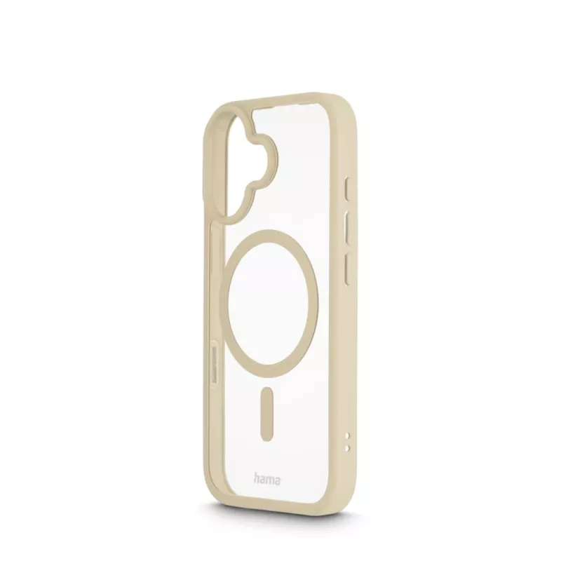Hama Frame Protect dėklas mobiliesiems telefonams 16 cm (6.3 colio) dangtelis Smėlio, Peršviečiamas
