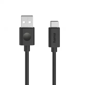 Hama 00086447 USB A – USB C laidas USB 2.0 1.2 m juodas