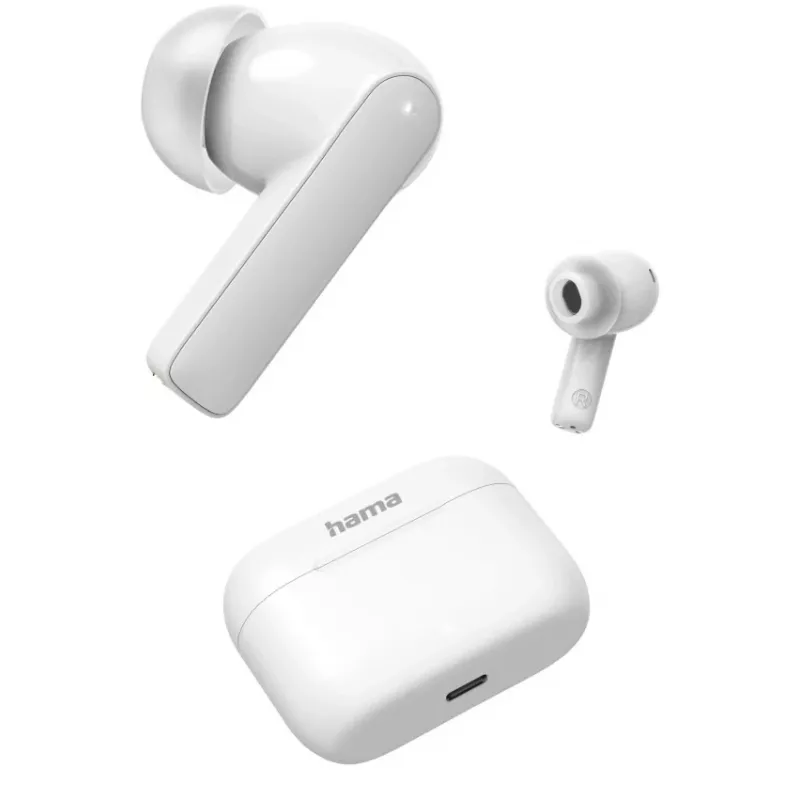 Hama Passion Clear II belaidės ausinės True Wireless Stereo (TWS) į ausį Skambučiai/Muzika Bluetooth balta