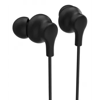 Hama Popply ausinės laidinės į ausis skambučiams/muzikai juodos