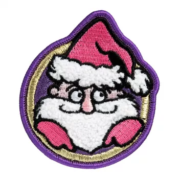 Ženkliukas LAUT MAGMOJI BADGE – Kalėdų Senelio versija, PVC ir silikonas, įvairiaspalvis, 1 vnt.