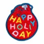 Ženkliukas LAUT MAGMOJI BADGE – Happy Holiday Edition, audinys, raudonas, 1 vnt.