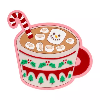 Ženkliukas MAG-MOJI SILLY Snowman Chocolate Christmas Edition — įvairiaspalvis PVC ir silikonas, 1 vnt.