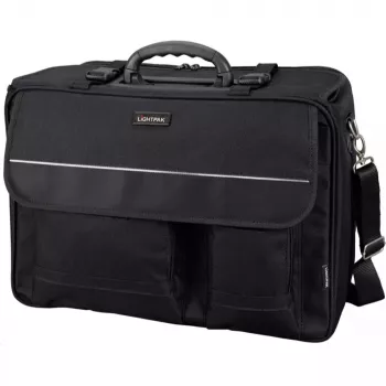 Dėklas nešiojamam kompiuteriui Lightpak 46008 43,2 cm (17 colių) Juodas