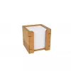 WEDO 61 707 bambukinė užrašų dėžutė su 900 lapų, 90 x 90 mm
