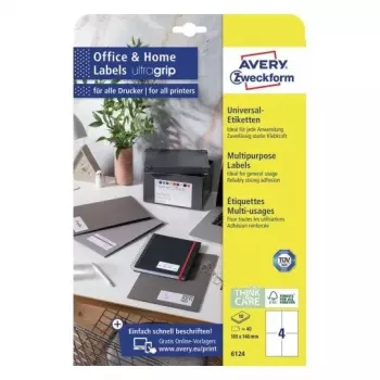 Lipni etiketė stačiakampė Avery 6124