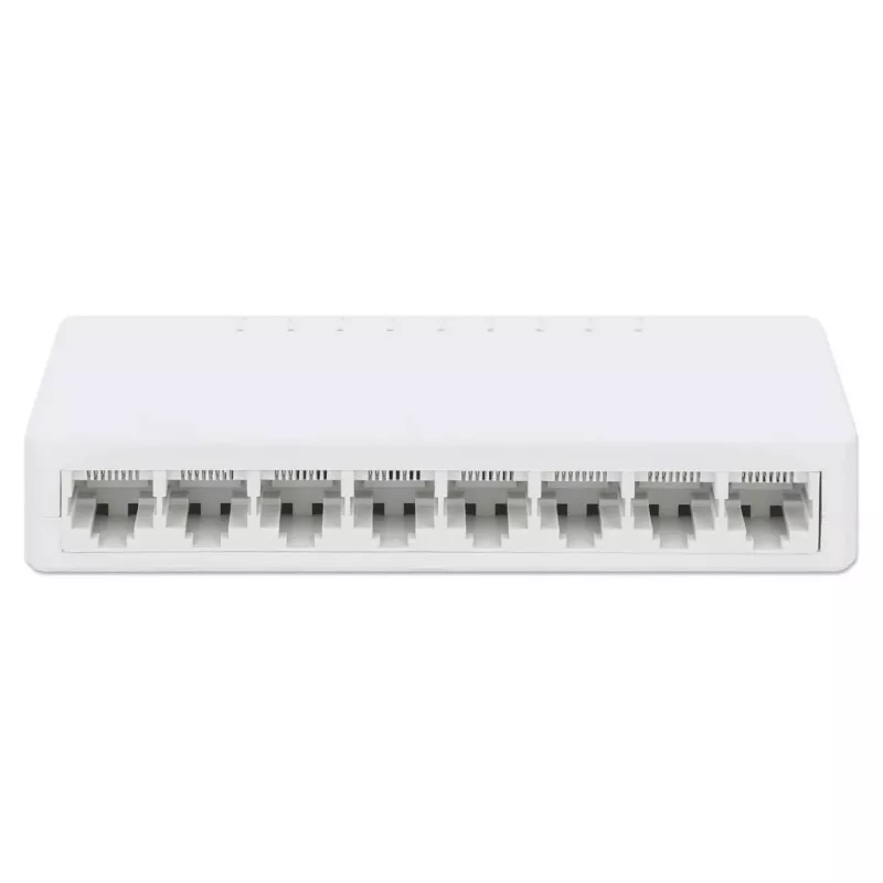 Manhattan 8-Port Fast Ethernet Switch, plastikinis, trejų metų garantija, dėžutė