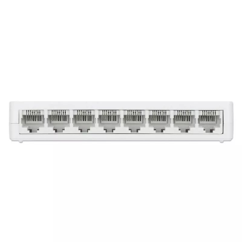 Manhattan 8-Port Fast Ethernet Switch, plastikinis, trejų metų garantija, dėžutė