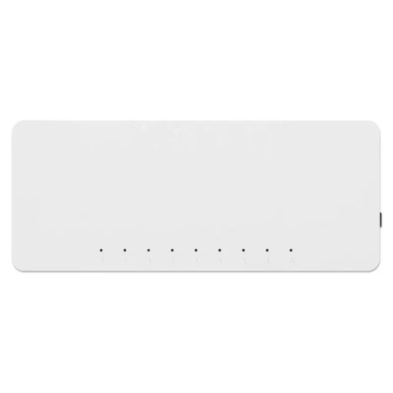 Manhattan 8-Port Fast Ethernet Switch, plastikinis, trejų metų garantija, dėžutė