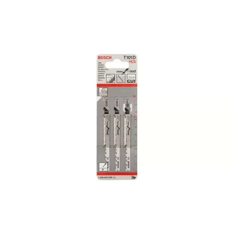 Pjūklelio geležtė Bosch T 101 D Clean for Wood