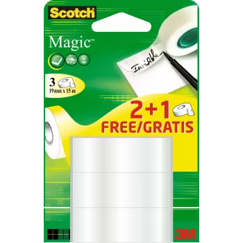 3M Magic Matt lipni juosta 15 m Transparent 3 vnt.