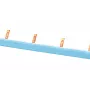 Siemens 5ST3765-1 šyninis tiltelis, 1 fazė, 10 mm², 54 MW, mėlynas