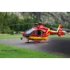 REVELL EC135 Air-Glaciers surinkimo modelis, mastelis 1:72, ilgis 143 mm, rotoriaus skersmuo 140 mm