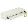 Patch panel DeLOCK 87292, 12 prievadų, LSA, sieninis, metalinis