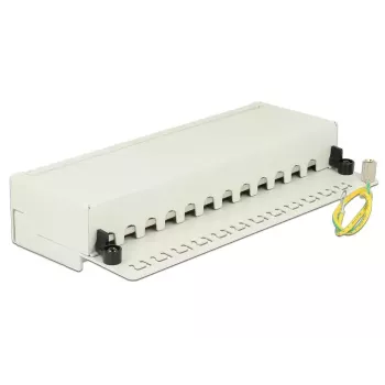 Patch panel DeLOCK 87292, 12 prievadų, LSA, sieninis, metalinis