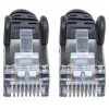 Intellinet Network Patch Cable, 10 m, juoda, Cat7 kabelis / Cat6A kištukai, varis, S/FTP, LSOH / LSZH, RJ45, auksuoti kontaktai, be užkliuvimo, su apsauginiu gaubteliu, viso gyvenimo garantija