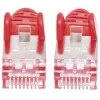 Intellinet tinklo jungiamasis laidas, Cat7 kabelis / Cat6A kištukai, 30 m, raudonas, varinis, S/FTP, LSOH / LSZH, PVC, RJ45, auksuoti kontaktai, su apsauginiu gaubteliu, su įvore, viso gyvenimo garantija