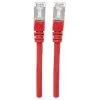 Intellinet tinklo jungiamasis laidas, Cat7 kabelis / Cat6A kištukai, 30 m, raudonas, varinis, S/FTP, LSOH / LSZH, PVC, RJ45, auksuoti kontaktai, su apsauginiu gaubteliu, su įvore, viso gyvenimo garantija